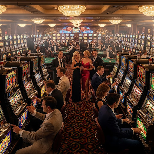 Live dealer studio with roulette table